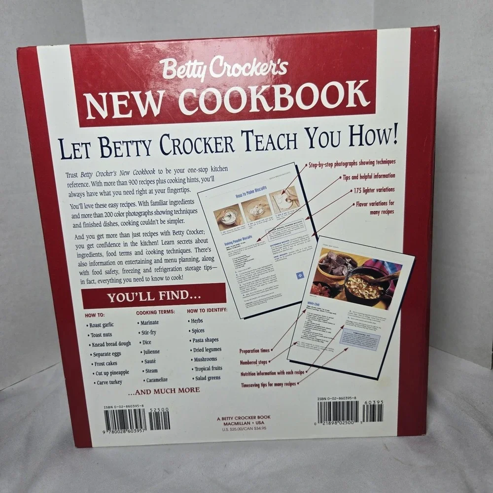 Betty Crocker's New Cookbook: Everything You Need to Know to Cook (8th Ed.)